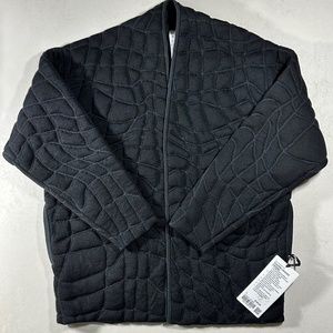 Lululemon Women Insulated Jacquard Cardigan Jacket Black, Sz.4